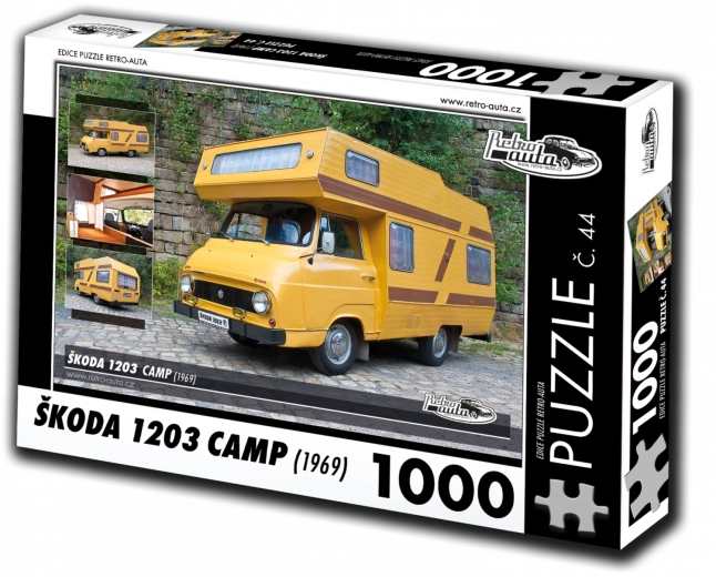 Puzzle RETRO-AUTA ŠKODA 1203 Camp (1969) – 1000 de piese