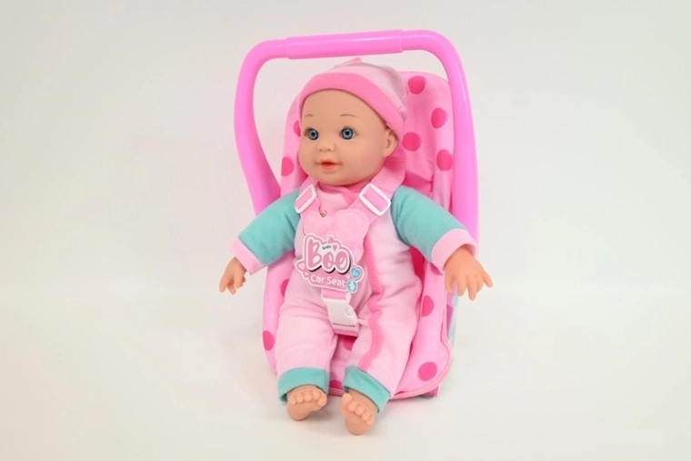Păpușa Babyboo cu sunete 28 cm cu marsupiu