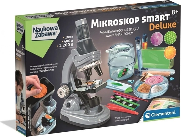 Clementoni Naukowa zabawa microscop Smart deluxe