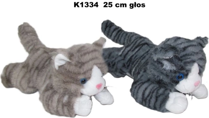 Pisică culcată cu sunet, 25 cm - 1 bucată