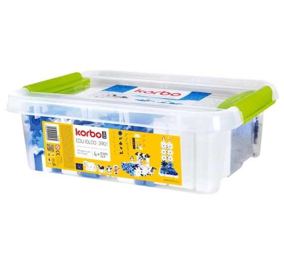 Korbo EDU Iglu set de construcție - 390 piese