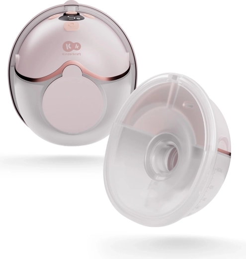 Kinderkraft Mamaflow pompă electrică de sân hands-free, roz
