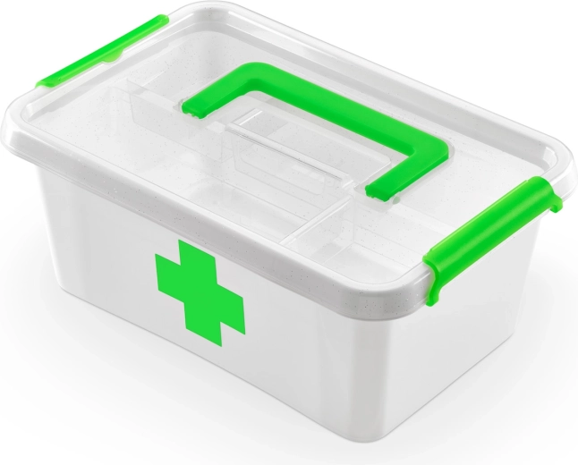 Apteczka inserție antibacteriană pentru trusa medicală 4,5 l (29 × 20 × 12 cm)