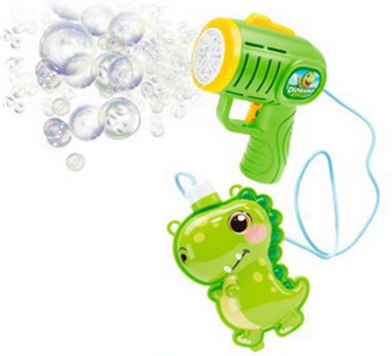 Pistolă de făcut baloane cu rezervor extern Dinozaur 280 ml
