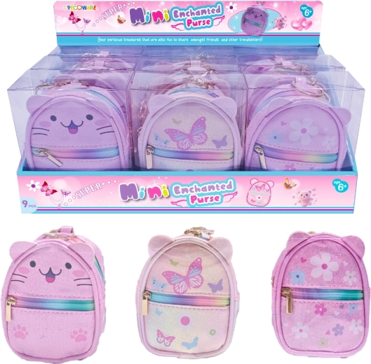 Portofel pentru monede cu motiv animal pentru copii