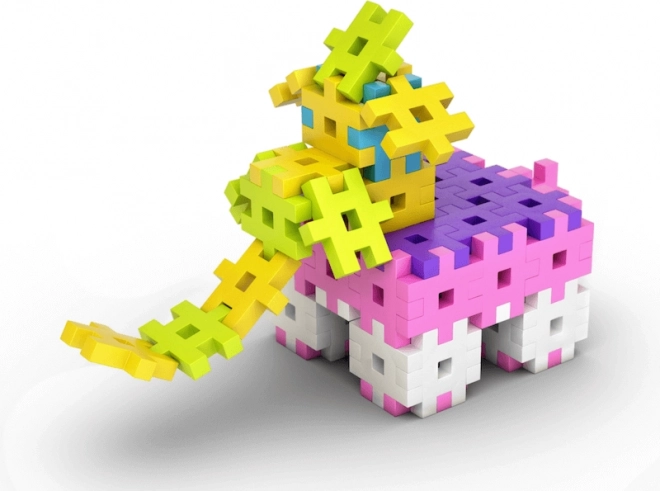 Set de construcție MELI MAXI Pink Travel Box 110 piese