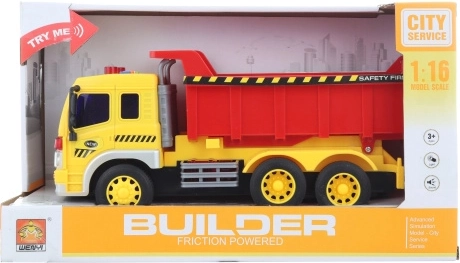 Camion basculant cu baterii, cu lumini și sunete