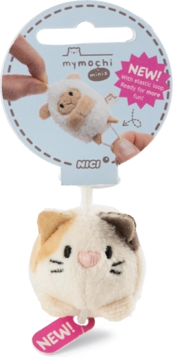 Breloc de pluș pisicuța Angy 5 cm NICI MyMochi Minis Loopies