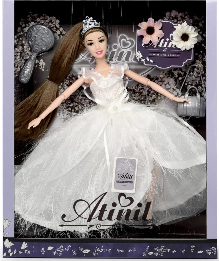 Anbibi păpușă florală Nikolka 28 cm