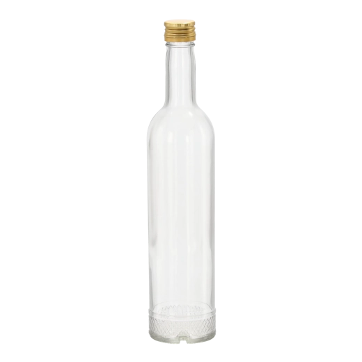 Sticlă de sticlă Krysztal 500 ml cu capac înșurubabil