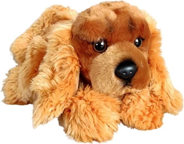 Spaniel de pluș culcat 30 cm