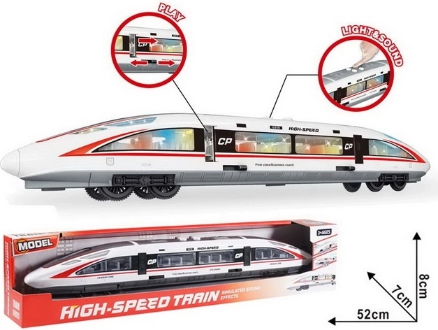 Trenuleț pentru copii Hi-SPEED cu lumini și sunete