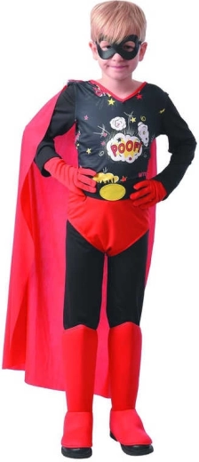Costum de carnaval erou de acțiune M (120–130 cm) - 1 set