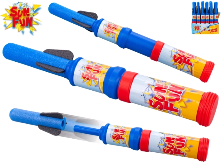 Sun Fun rachetă cu aer de 35 cm – set de 18 buc