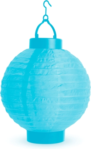 Lampion LED albastru cu baterii