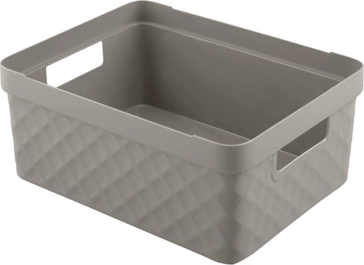 Coș din plastic HEIDRUN 36 × 27 × 14 cm – mix de culori