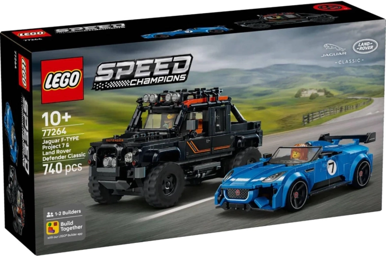 LEGO Speed Champions Jaguar Project 7 și Land Rover Defender