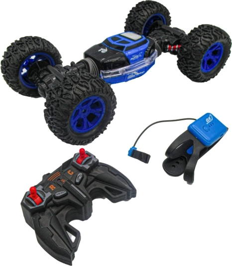 mașină RC cu control prin gesturi 2,4 GHz – cascador off-road cu lumini