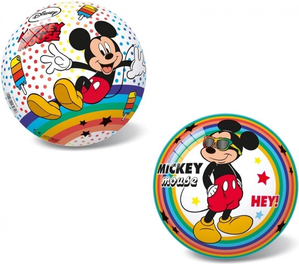Mingea curcubeu pentru copii MICKEY MOUSE 14 cm