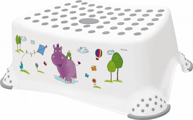 Trepied pentru WC/chiuvetă „Hippo”, Alb