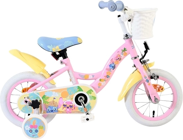 Bicicletă pentru copii Stitch 12″ roz