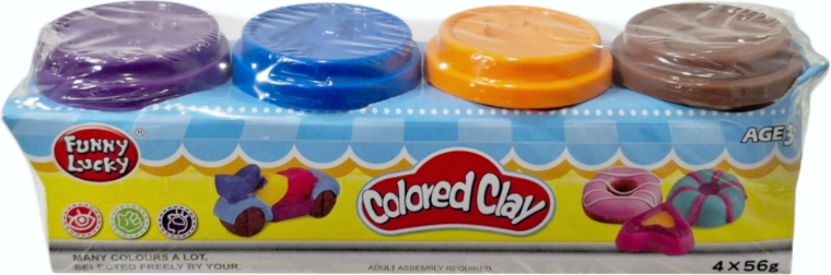 Plastilină moale 4 culori cu aromă de fructe SWEDE