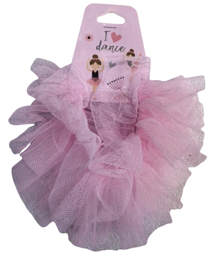 Pink elastic de păr pentru balet tutu roz deschis