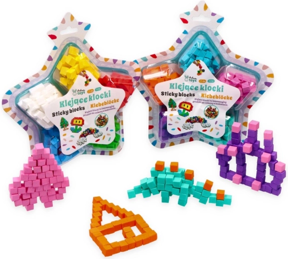 Cuburi senzoriale autoadezive Adam Toys