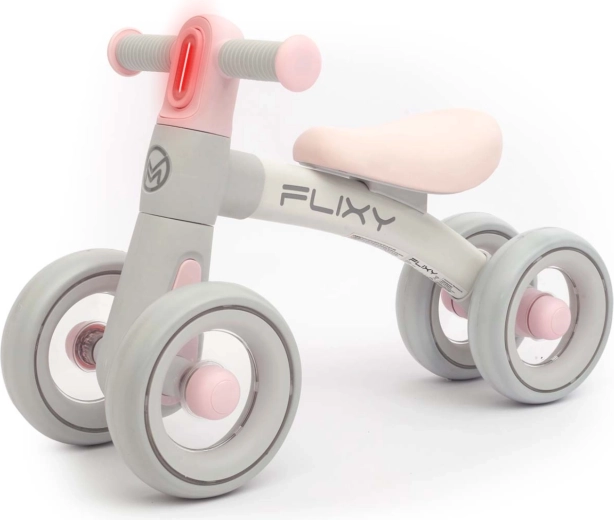 Vehicul de împins pentru copii Milly Mally Flixy roz