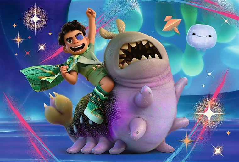 Puzzle Elio și aventurile spațiale 100 piese