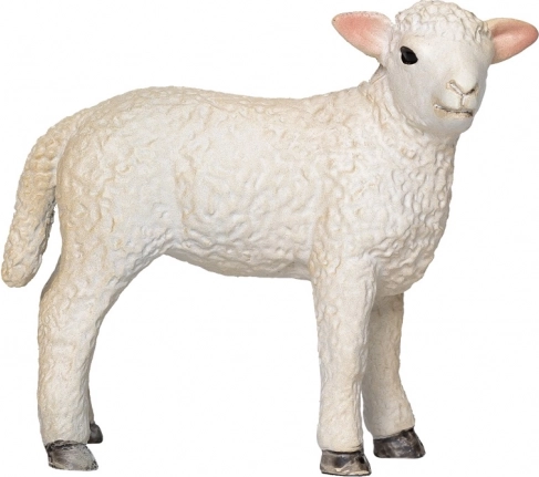 Figurină drăguță miel în picioare