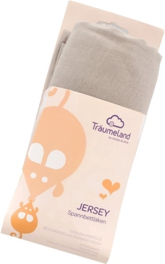 Cearșaf Träumeland jersey uni antracit