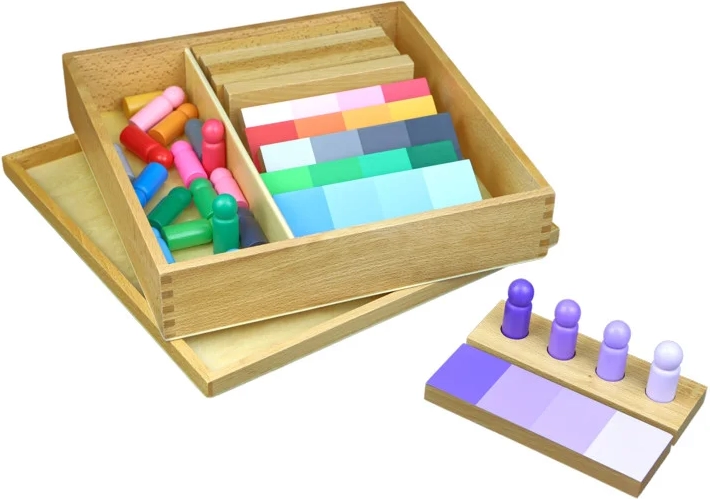 Moyo Montessori nuanțarea culorilor – figurine și plăcuțe