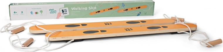 Schi turistice din lemn pentru cuplu