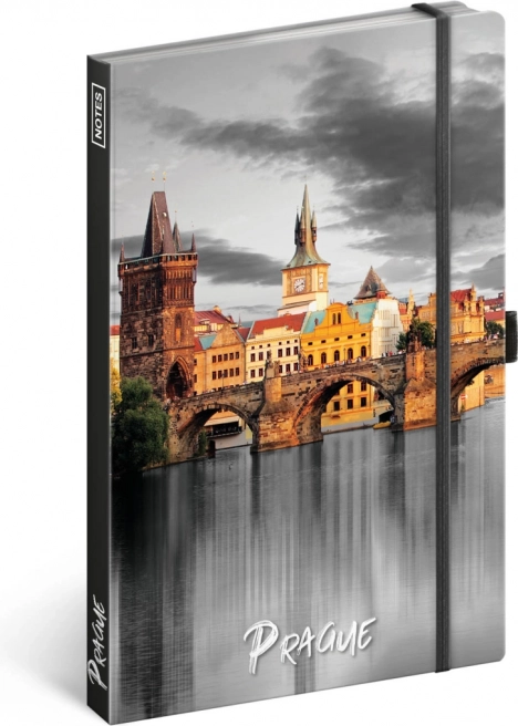 Caiet elegant Praga cu închidere magnetică
