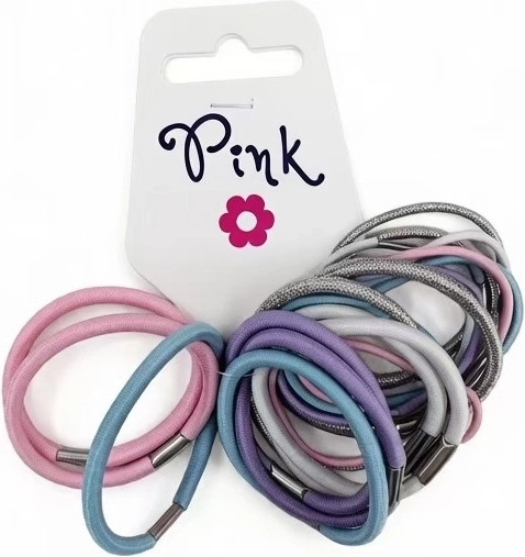PINK set de elastice de păr 20 buc