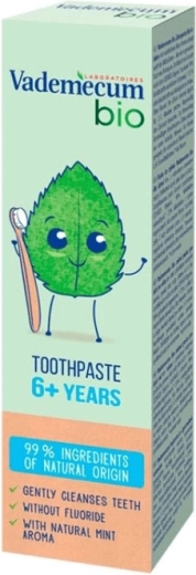Pastă de dinți pentru copii Vademecum Bio Mint 6+ cu mentă 50 ml