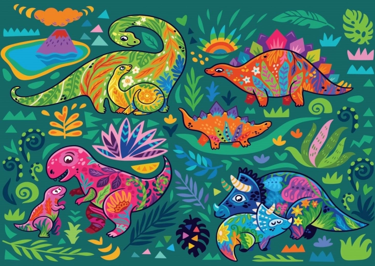 Yazz puzzle dinozauri 1000 piese