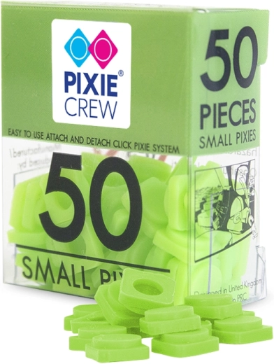 Pixeli mici Pixie Crew verde deschis