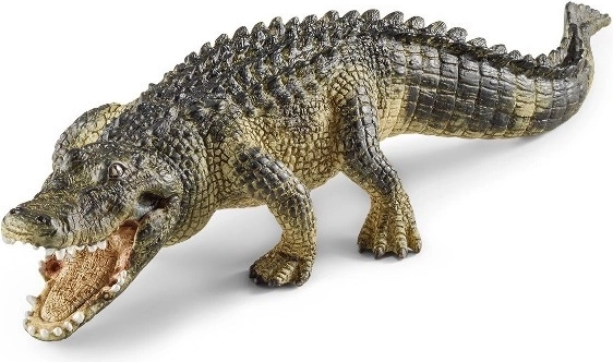 Schleich Wild Life aligator – figurină din plastic realistă cu mandibulă mobilă