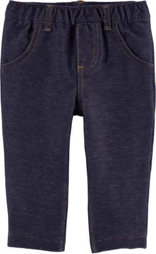 Colanți pentru fete din imitație de denim CARTER'S, nou-născuți 56