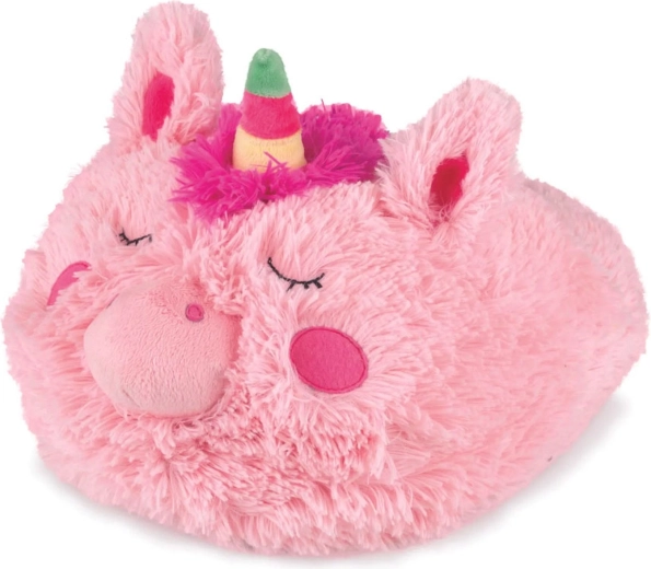 Papuc de pluș încălzitor Cozy Noxxiez, unicorn