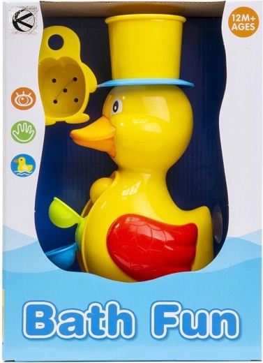 Rățușcă colorată de baie cu ventuze - 1 bucată