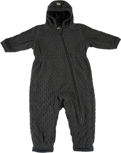 Salopetă Lodger Skier Empire din fleece cu glugă pigeon 0–3 luni