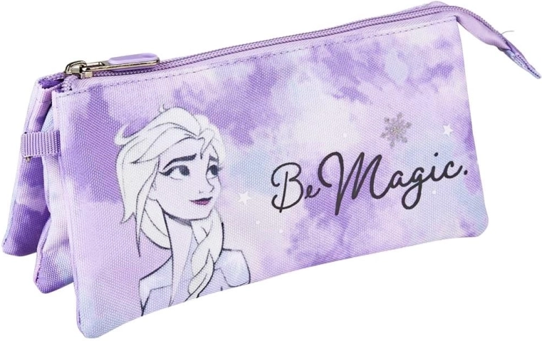 Penar tip etui Frozen cu trei compartimente - 1 bucată
