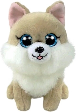 jucărie de pluș TY câine maro deschis 15 cm