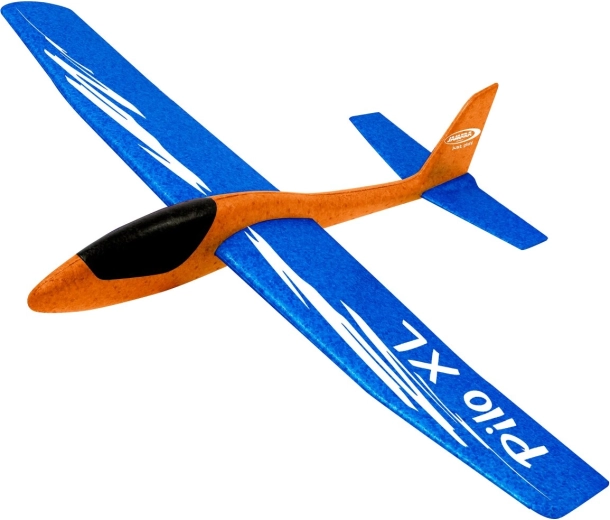 Planor Jamara Pilo XL din spumă, de aruncat, albastru-portocaliu