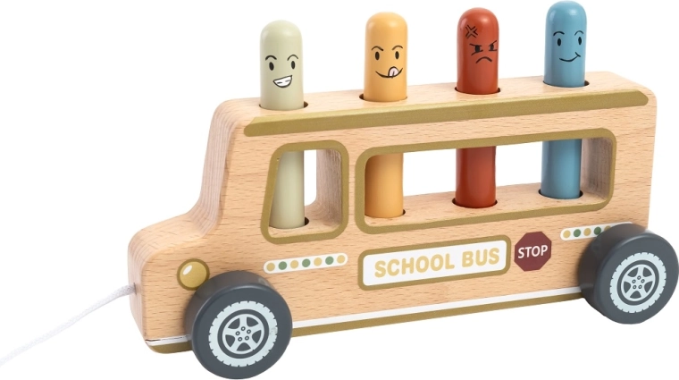 2Kids Toys joc cu figurine pop-up autobuz școlar