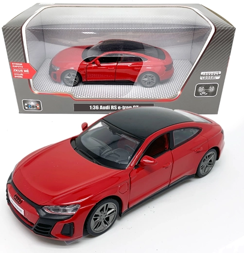 Model auto metalic 1:36 Audi RS e-tron GT cu lumini și sunete