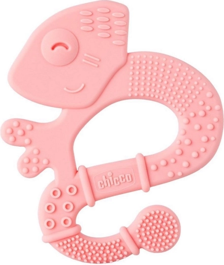Chicco suzetă de dentiție din silicon Super Soft Chameleon roz 2m+